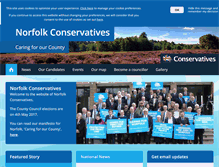 Tablet Screenshot of norfolkconservatives.com